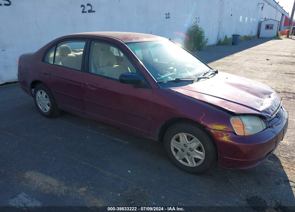 2003 HONDA CIVIC LX VIN: 2HGES15513H596165