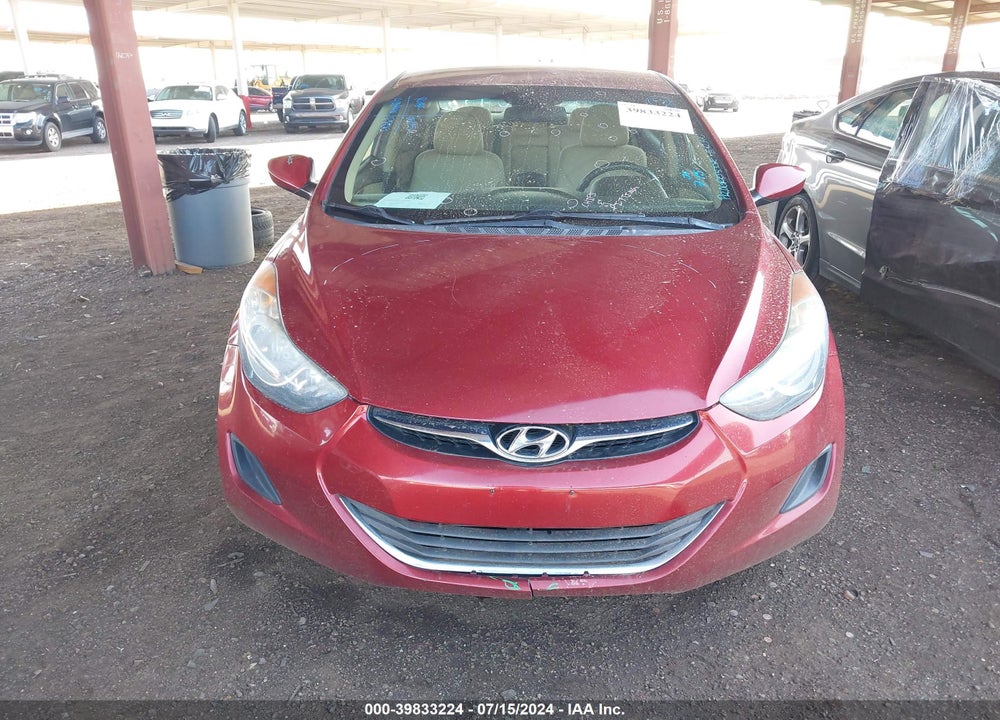 2013 HYUNDAI ELANTRA GLS VIN: 5NPDH4AE9DH337853