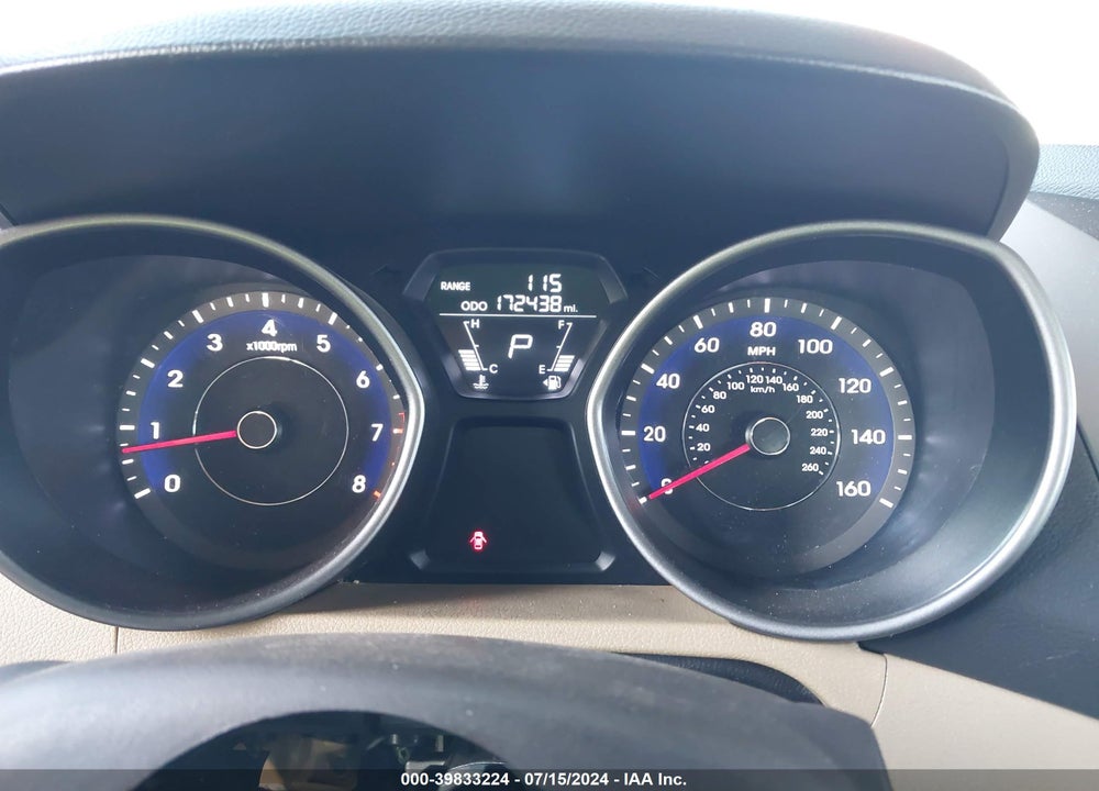 2013 HYUNDAI ELANTRA GLS VIN: 5NPDH4AE9DH337853