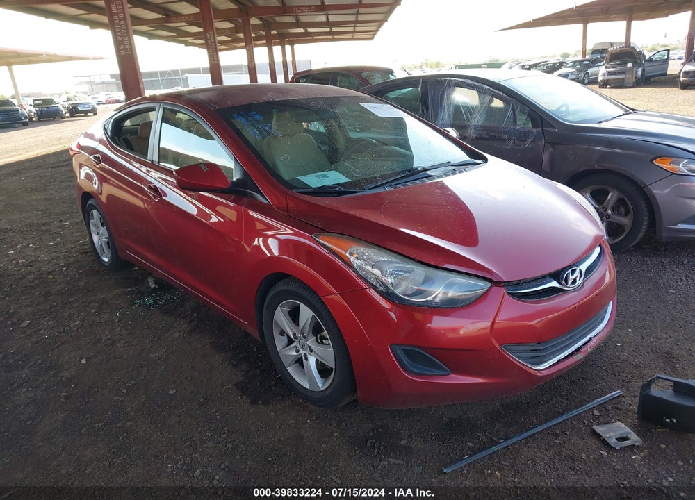 2013 HYUNDAI ELANTRA GLS VIN: 5NPDH4AE9DH337853