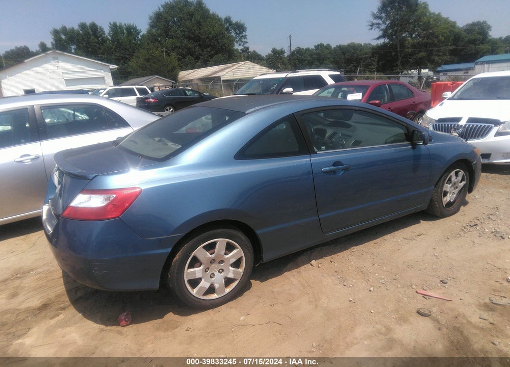 2007 HONDA CIVIC LX VIN: 2HGFG12637H501629
