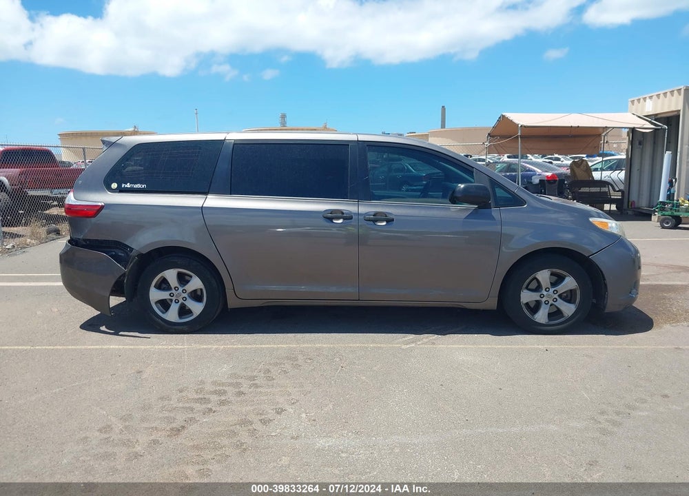 2017 TOYOTA SIENNA L 7 PASSENGER VIN: 5TDZZ3DC0HS895887