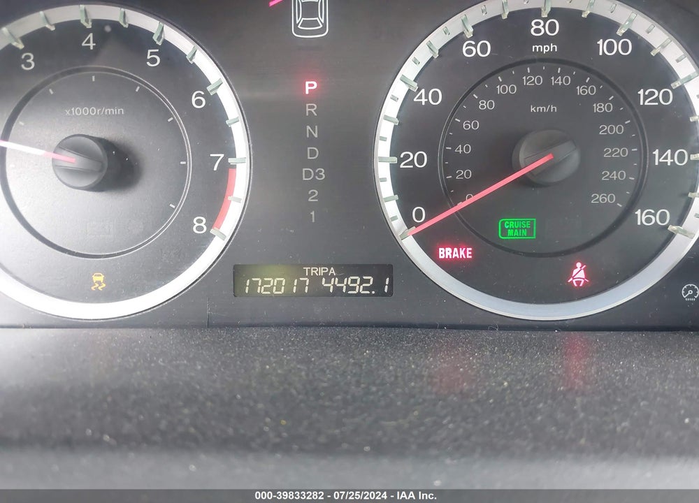 2012 HONDA ACCORD 2.4 EX VIN: 1HGCP2F75CA166393