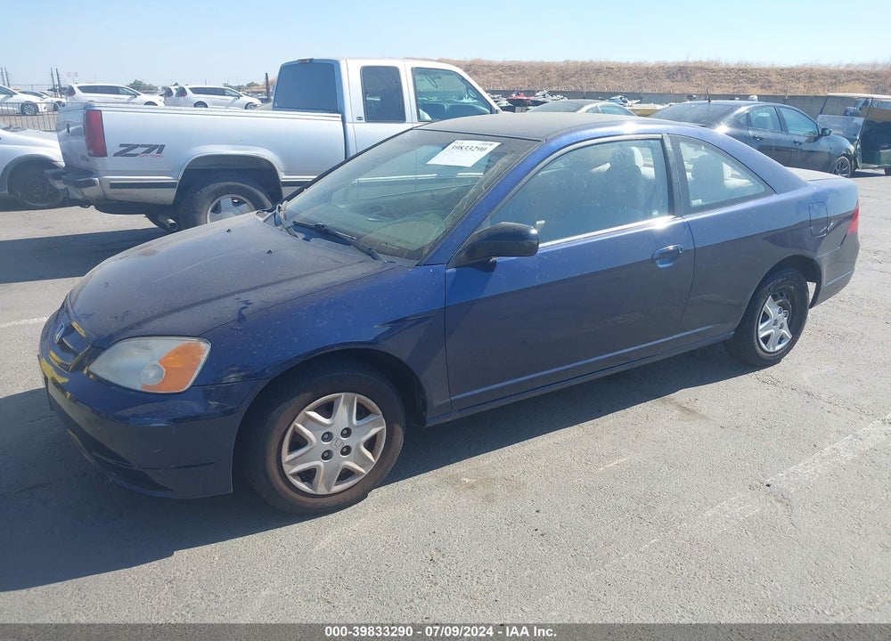 2003 HONDA CIVIC LX VIN: 1HGEM225X3L001546
