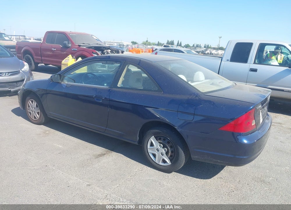 2003 HONDA CIVIC LX VIN: 1HGEM225X3L001546