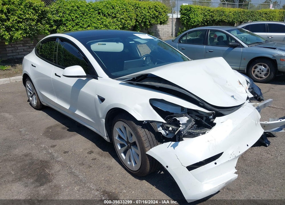 2022 TESLA MODEL 3 LONG RANGE DUAL MOTOR ALL-WHEEL DRIVE VIN: 5YJ3E1EB9NF130382