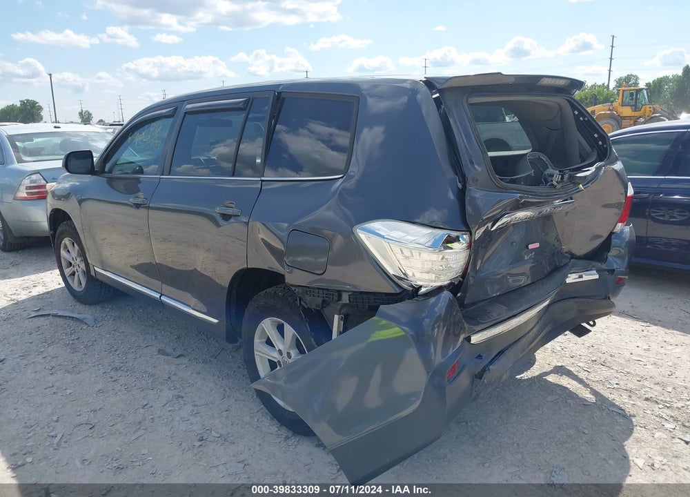 2013 TOYOTA HIGHLANDER VIN: 5TDZA3EH9DS039662
