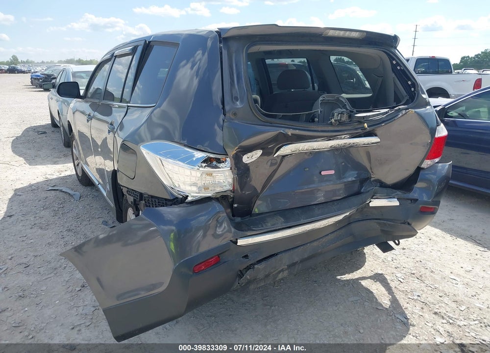 2013 TOYOTA HIGHLANDER VIN: 5TDZA3EH9DS039662