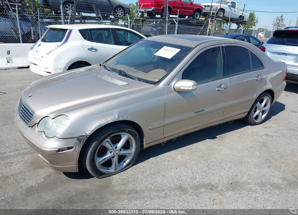 2003 MERCEDES-BENZ C 320 SPORT VIN: WDBRF64JX3F303556