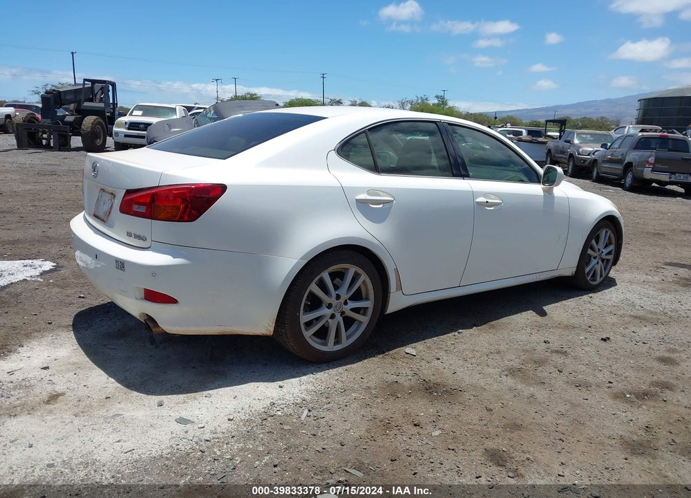 2006 LEXUS IS 350 VIN: JTHBE262462001467