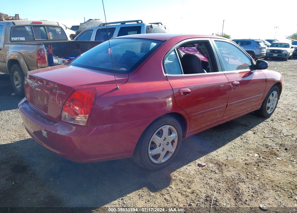 2006 HYUNDAI ELANTRA VIN: KMHDN46D66U315841