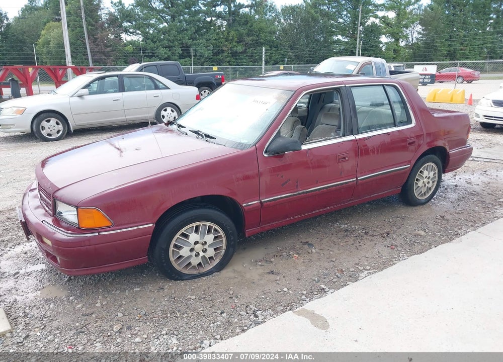 1990 DODGE SPIRIT ES VIN: 1B3XA7633LF890079