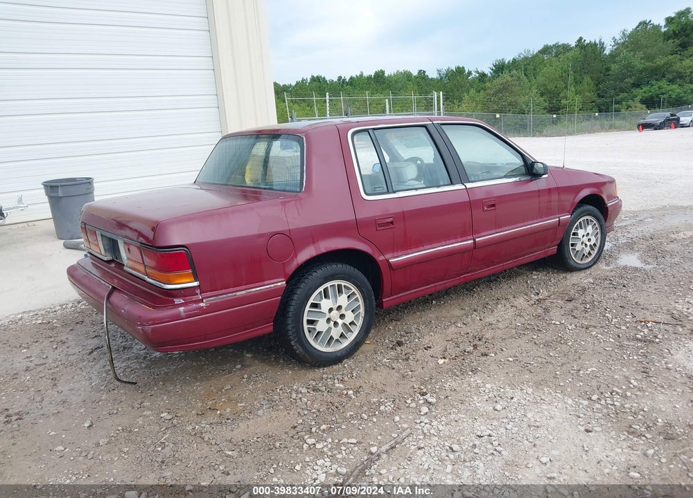 1990 DODGE SPIRIT ES VIN: 1B3XA7633LF890079