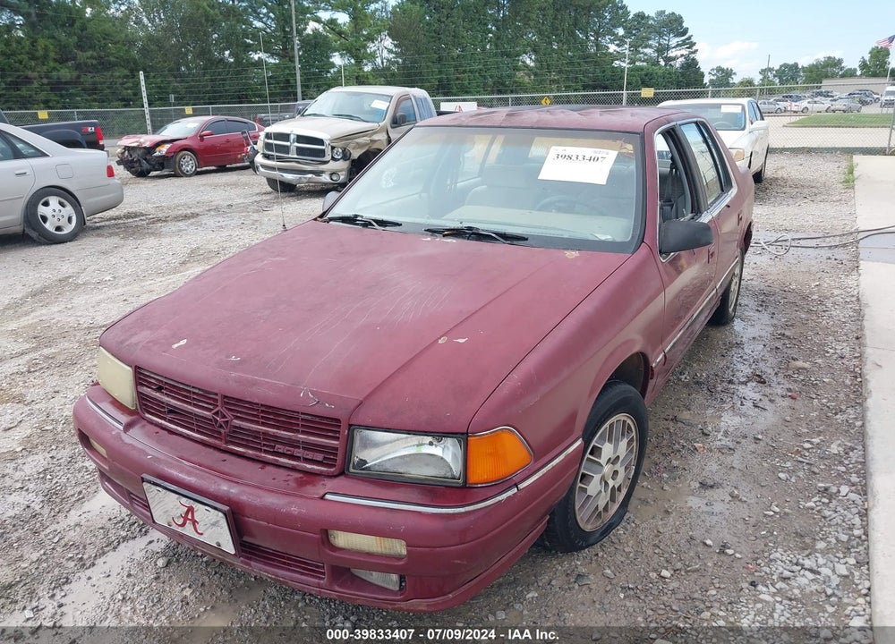 1990 DODGE SPIRIT ES VIN: 1B3XA7633LF890079