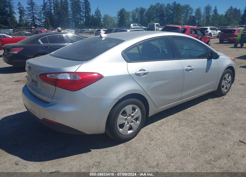 2014 KIA FORTE LX VIN: KNAFK4A66E5222936