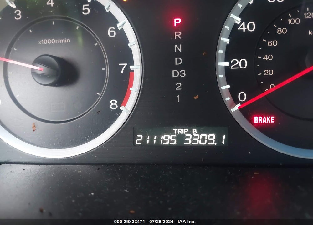 2012 HONDA ACCORD 2.4 EX VIN: 1HGCP2F77CA018715