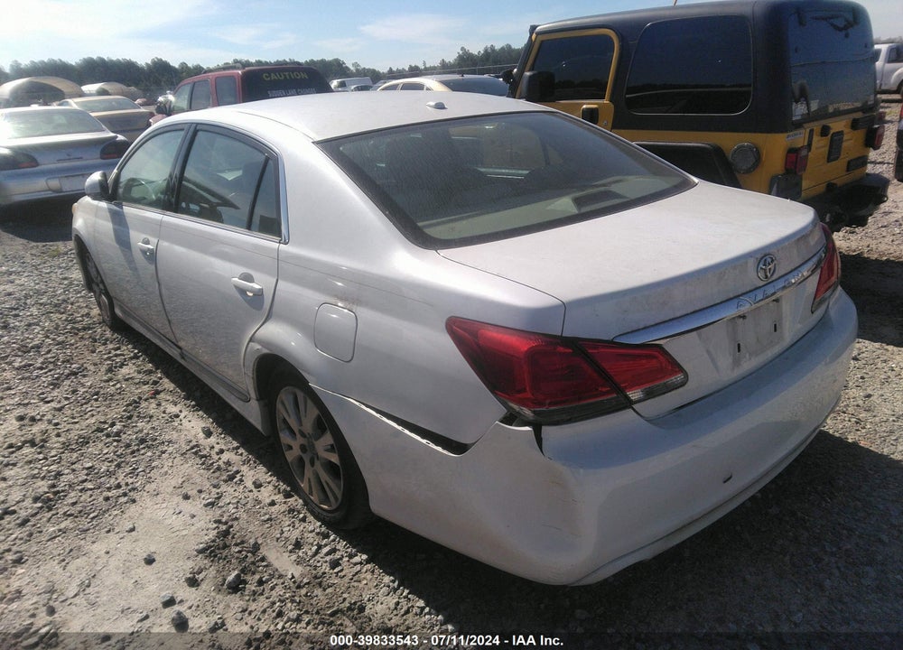 2011 TOYOTA AVALON VIN: 4T1BK3DB9BU387008