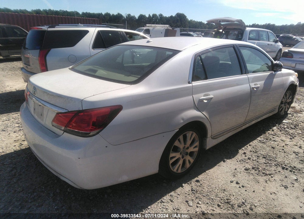 2011 TOYOTA AVALON VIN: 4T1BK3DB9BU387008