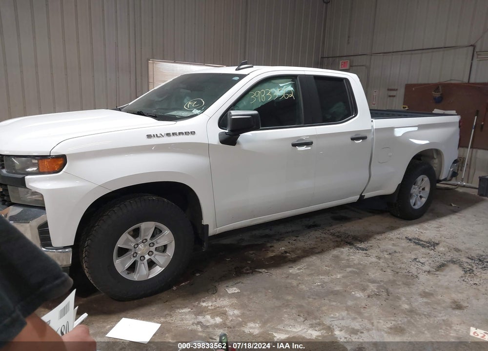 2020 CHEVROLET SILVERADO 1500 2WD DOUBLE CAB STANDARD BED WT VIN: 1GCRWAEF9LZ165585