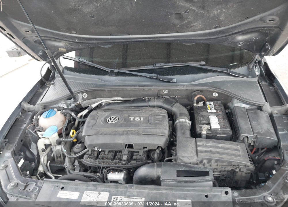 2014 VOLKSWAGEN PASSAT 1.8T SE VIN: 1VWBS7A32EC053080