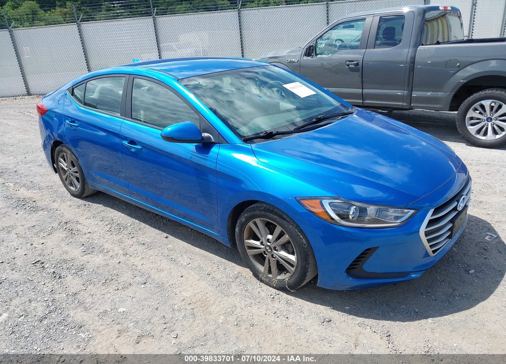 2018 HYUNDAI ELANTRA SEL VIN: 5NPD84LF4JH258334