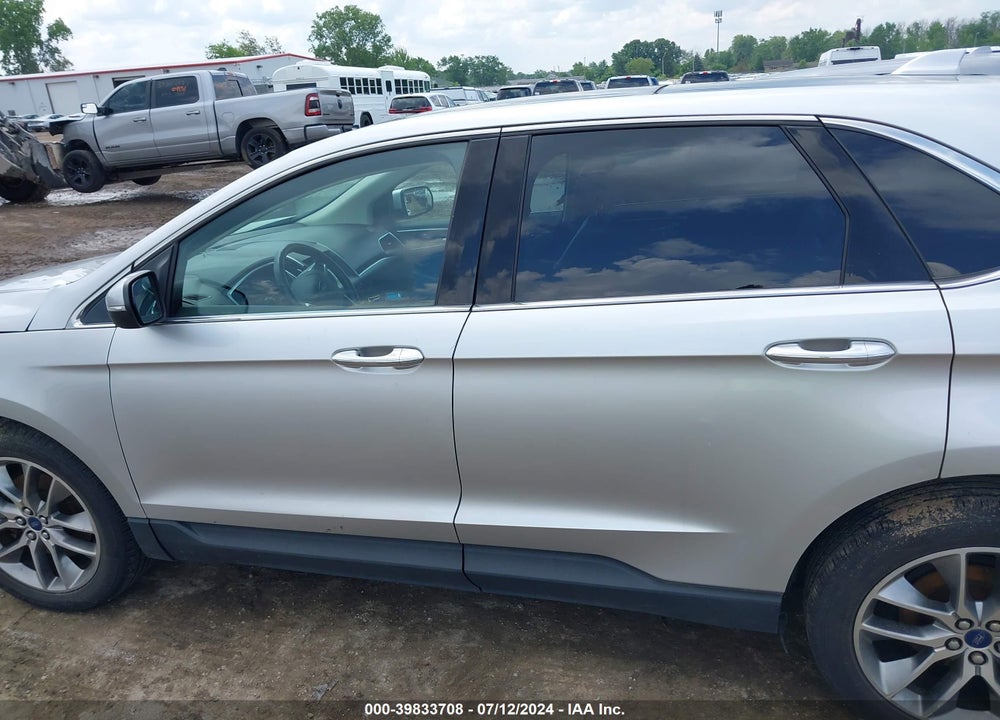 2016 FORD EDGE TITANIUM VIN: 2FMPK4K89GBC30837