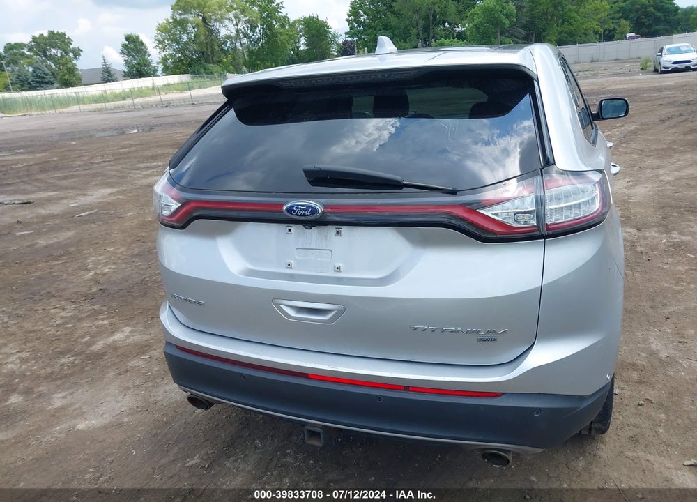 2016 FORD EDGE TITANIUM VIN: 2FMPK4K89GBC30837