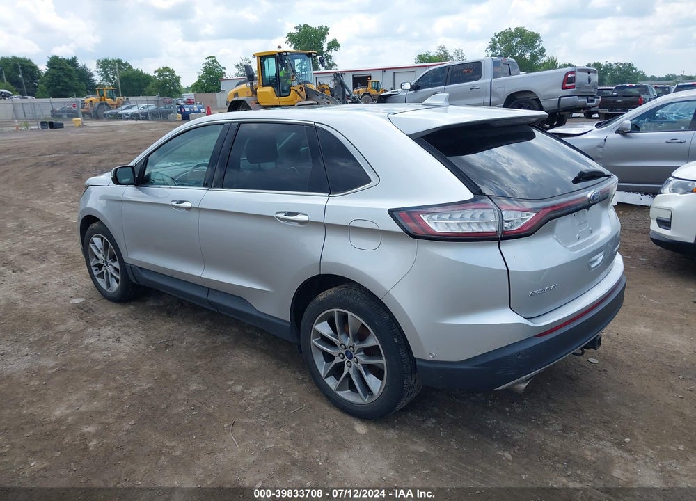 2016 FORD EDGE TITANIUM VIN: 2FMPK4K89GBC30837