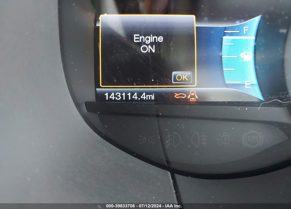 2016 FORD EDGE TITANIUM VIN: 2FMPK4K89GBC30837