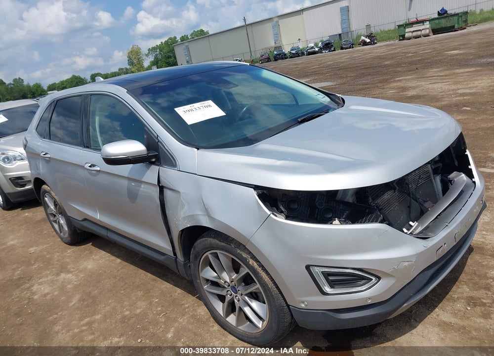 2016 FORD EDGE TITANIUM VIN: 2FMPK4K89GBC30837