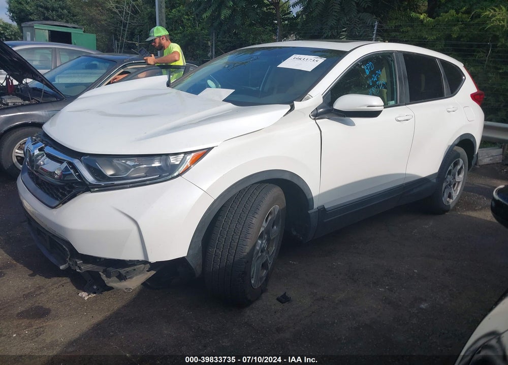 2019 HONDA CR-V EX VIN: 7FARW1H53KE011790