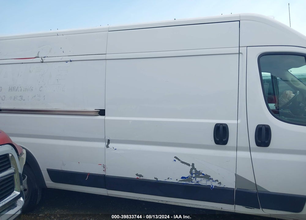 2019 RAM PROMASTER 3500 CARGO VAN HIGH ROOF 159 WB EXT VIN: 3C6URVJG5KE540106