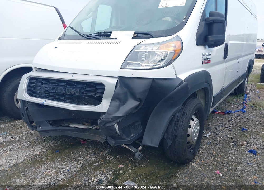 2019 RAM PROMASTER 3500 CARGO VAN HIGH ROOF 159 WB EXT VIN: 3C6URVJG5KE540106