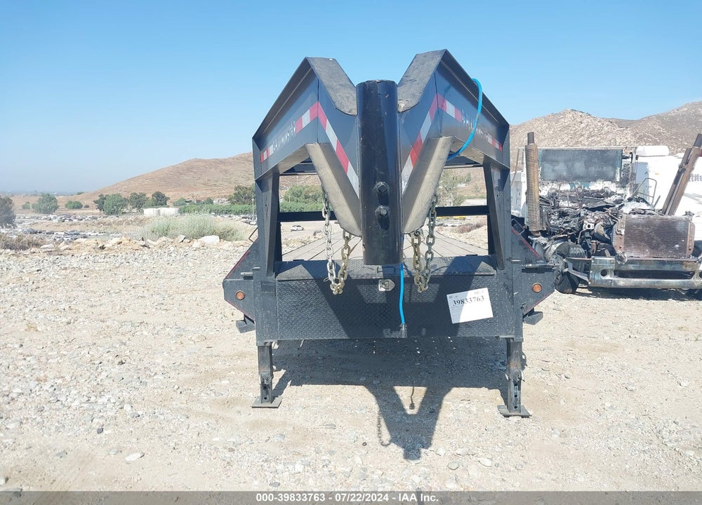 2024 PLATINUM GOOSENECK FLATBED TRAILER VIN: 7XA1F4026RB000054
