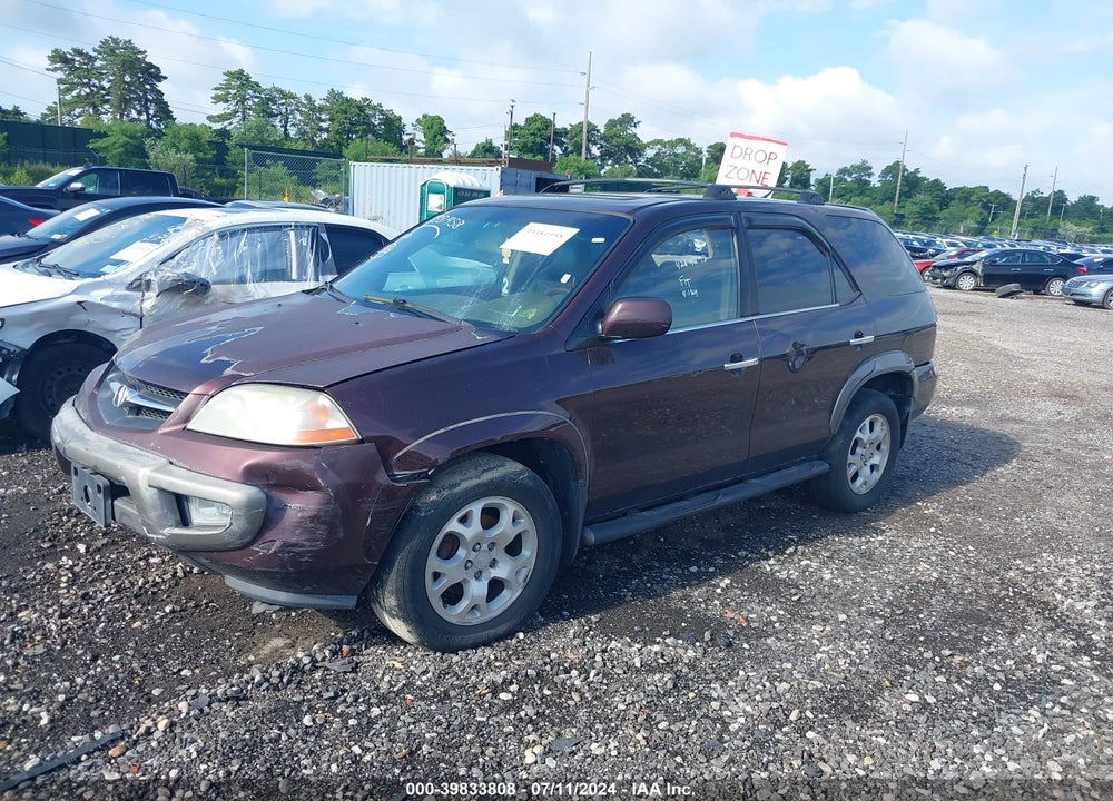 2001 ACURA MDX VIN: 2HNYD18671H518863