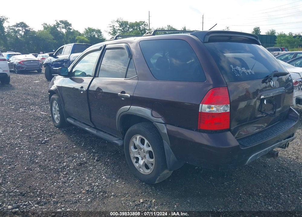 2001 ACURA MDX VIN: 2HNYD18671H518863