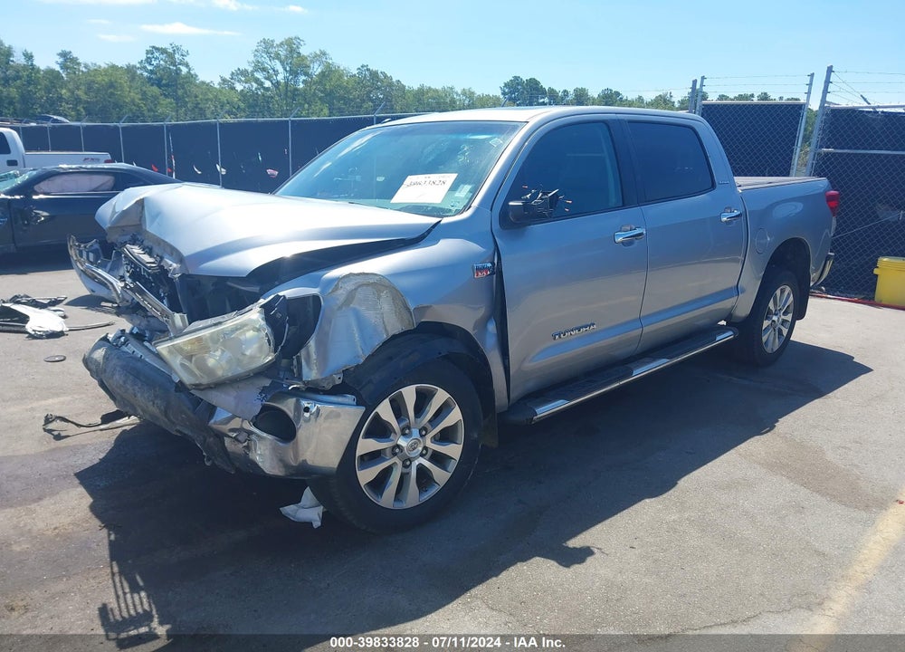 2010 TOYOTA TUNDRA LIMITED 5.7L V8 VIN: 5TFFY5F15AX080114