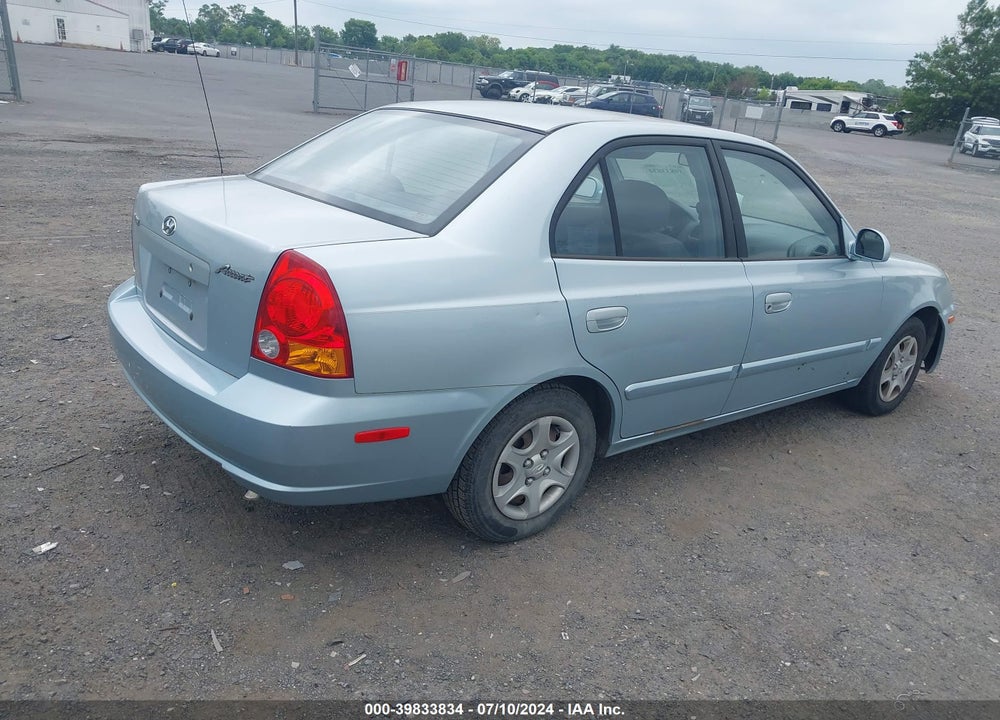 2003 HYUNDAI ACCENT GL VIN: KMHCG45C73U475835