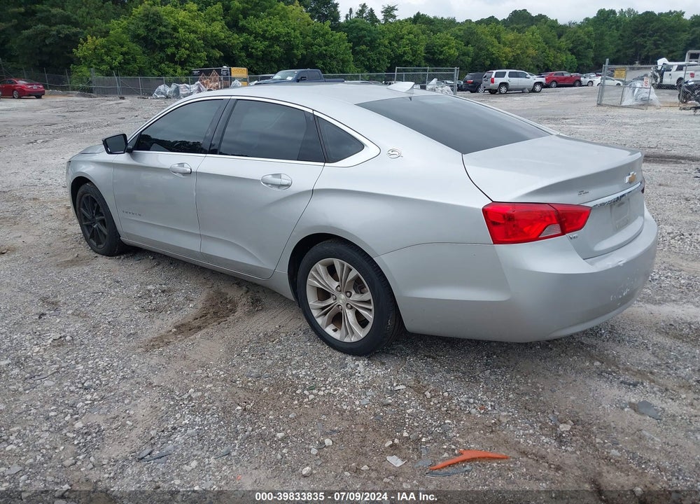 2015 CHEVROLET IMPALA 2LT VIN: 2G1125S37F9196156