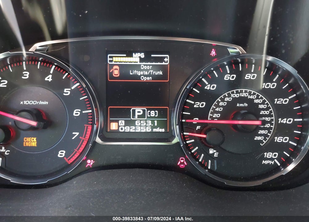 2018 SUBARU WRX LIMITED VIN: JF1VA1F6XJ8828070