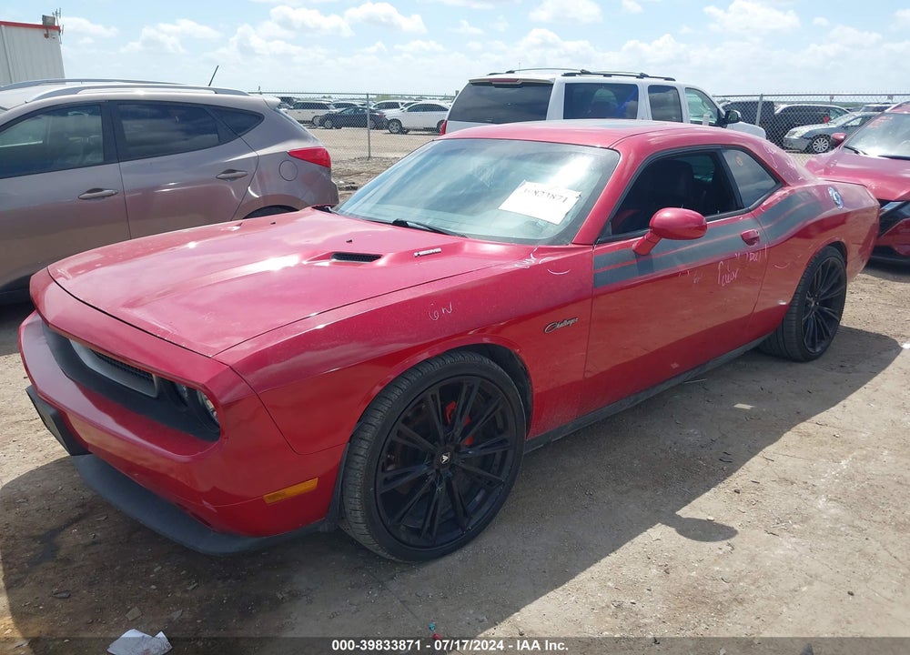 2012 DODGE CHALLENGER R/T VIN: 2C3CDYBT7CH120941