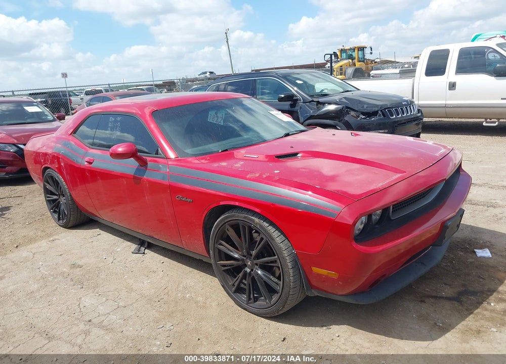 2012 DODGE CHALLENGER R/T VIN: 2C3CDYBT7CH120941