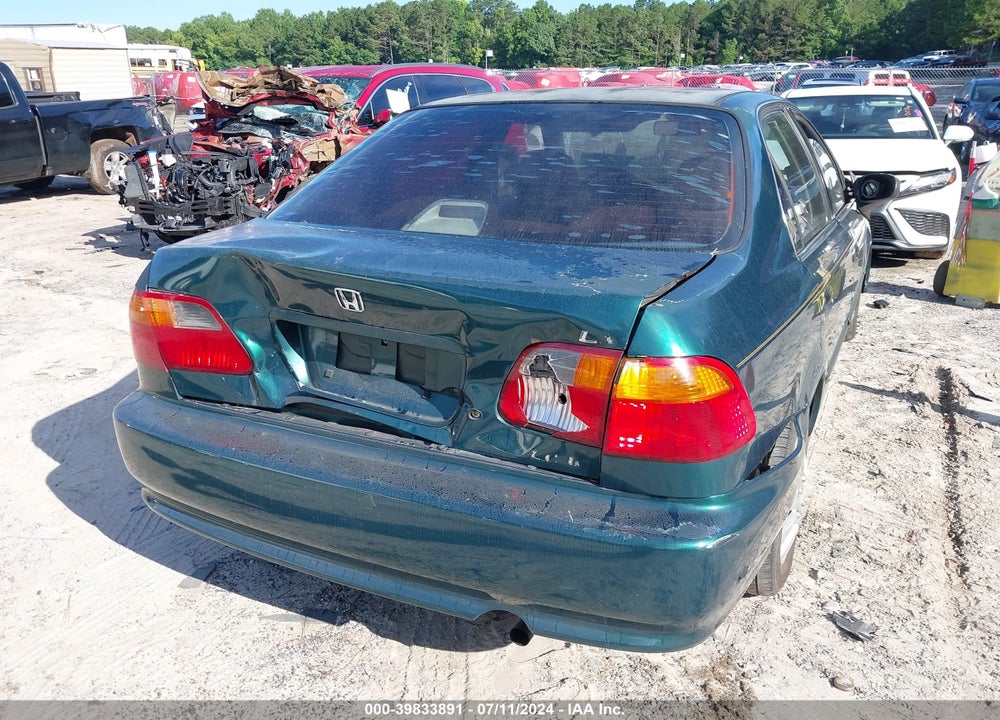 2000 HONDA CIVIC VIN: 1HGEJ6675YL031573