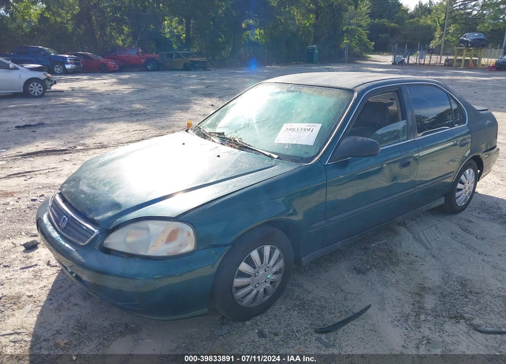 2000 HONDA CIVIC VIN: 1HGEJ6675YL031573
