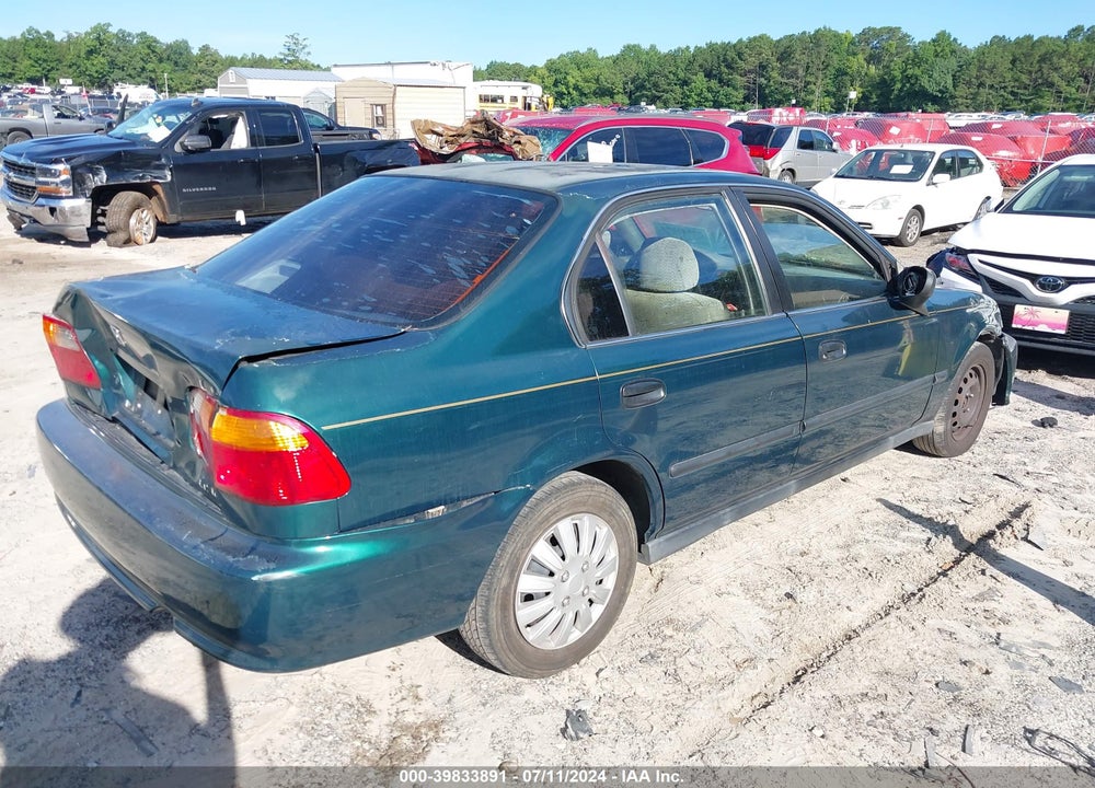 2000 HONDA CIVIC VIN: 1HGEJ6675YL031573