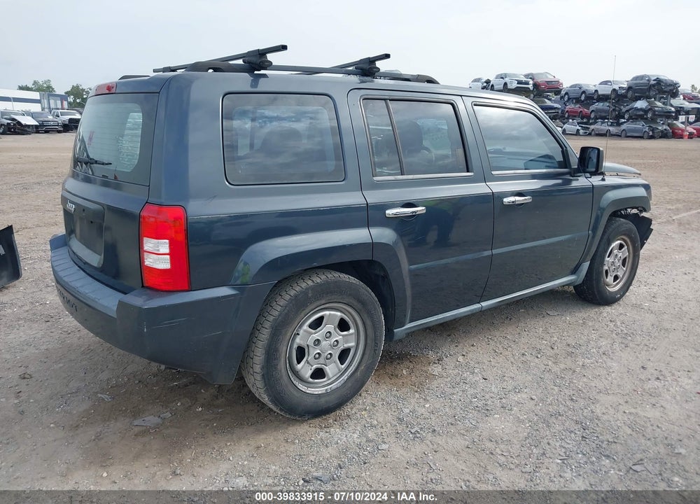 2008 JEEP PATRIOT SPORT VIN: 1J8FT28098D592254
