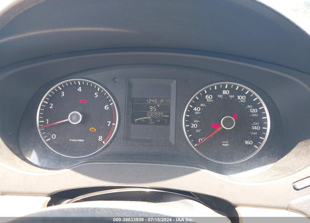 2013 VOLKSWAGEN JETTA 2.5L SE VIN: 3VWDP7AJXDM355450