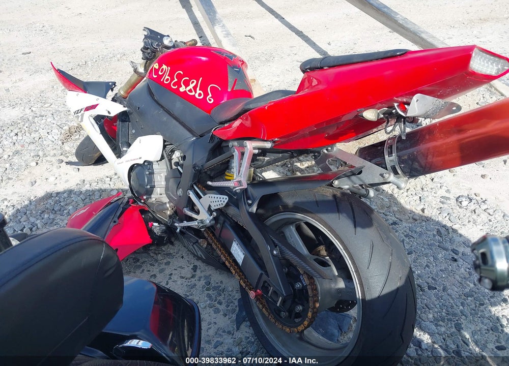 2002 YAMAHA YZFR1 VIN: JYARN10E22A003758