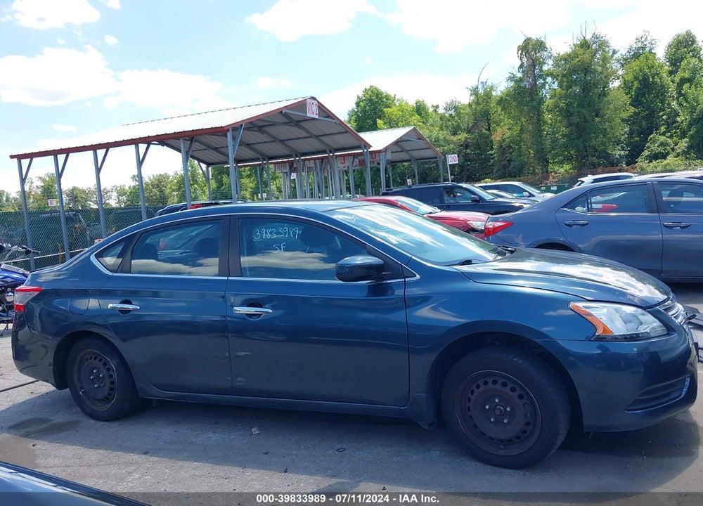2014 NISSAN SENTRA S VIN: 3N1AB7AP9EL684434