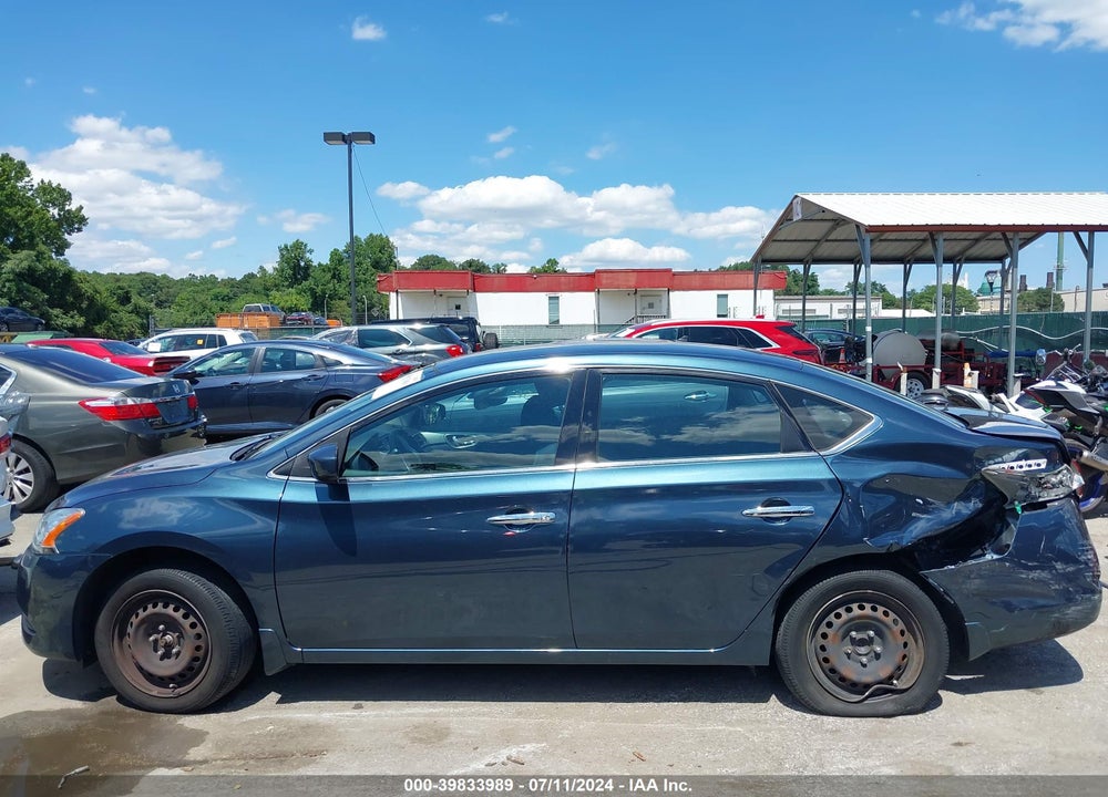 2014 NISSAN SENTRA S VIN: 3N1AB7AP9EL684434